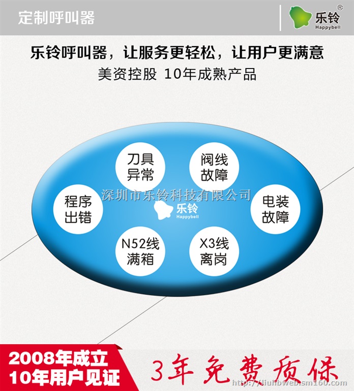 精益化生产无线呼叫器,语音播报,信息化定制
