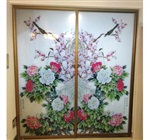 学习冰晶玻璃时尚推拉门制作方法