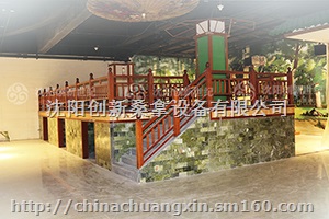 创新世纪专业承揽桑拿汗蒸洗浴设计施工