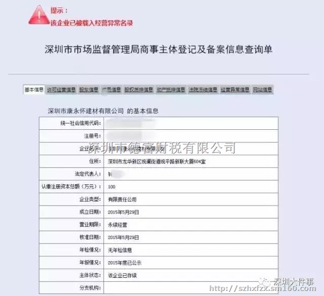 公司载入经营异常名录快速解决