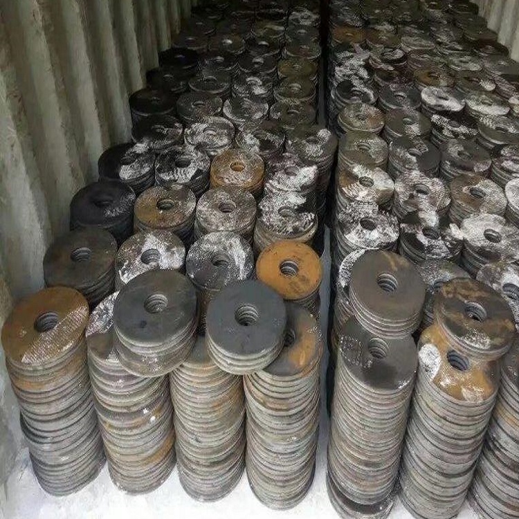 嘉兴法兰盘毛坯厂45号卷板大口径法兰盘毛坯