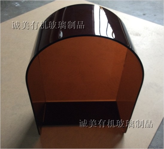 亚克力弧形热弯设备罩 有机玻璃折弯机床外罩 防溅罩
