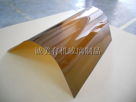 半透明压克力设备挡窗 茶色亚克力热弯护罩 仪器门板
