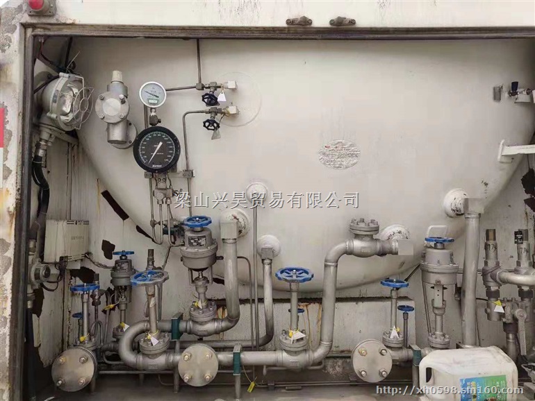 出售13年52.6立方南通中集槽车尾 真空好 阀门