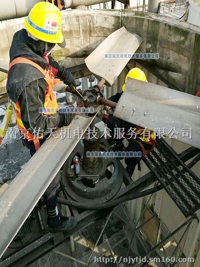 马利冷却塔SC-400L填料电机减速机更换