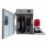 隧道开挖专用声光强铃电话机 可带扩音