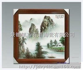 名家瓷板画定制陶瓷装饰画定做18879867174