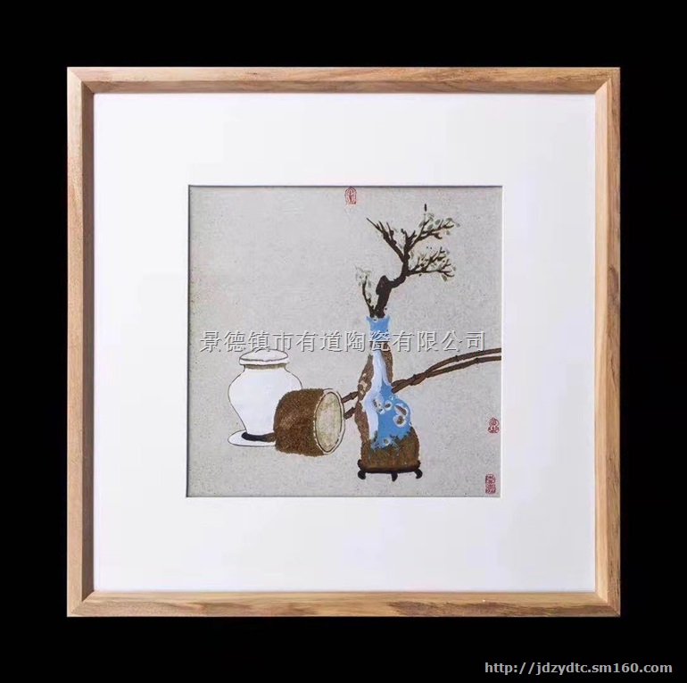 名家瓷板画定制陶瓷装饰画定做18879867174