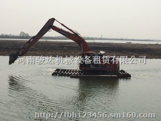 北京-水上挖掘机出租-湿地挖掘机-船挖出租