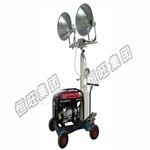 无阴影不晃眼恒旺发电机式移动应急照明车