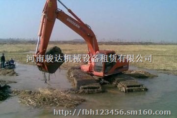 深圳-水上挖掘机出租-船挖出租