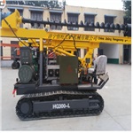 打桩速度极快恒旺HG-300L型履带式光伏打桩机