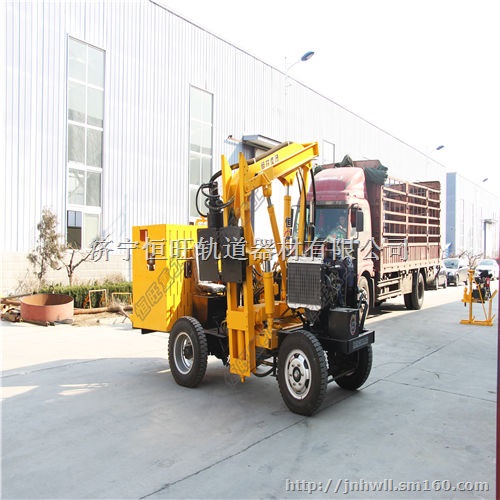 公路护栏打桩机的价格优惠恒旺小四轮