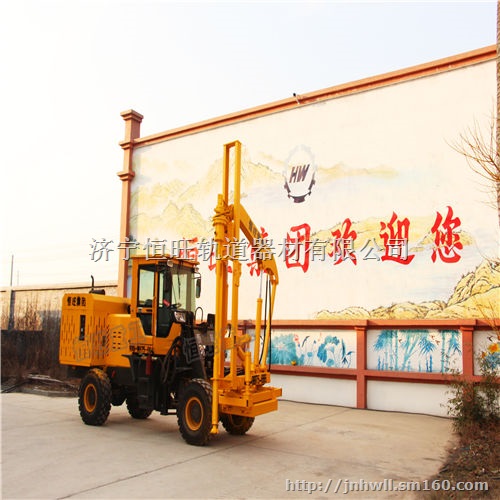 恒旺装载护栏打桩机的2019*报价