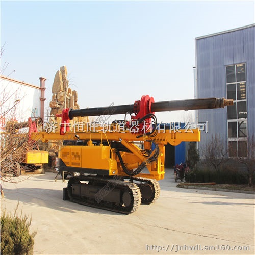 山东恒旺机锁杆履带旋挖钻机的图片