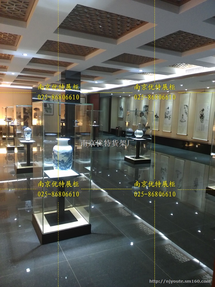 南京公司展厅柜 单位荣誉柜制作
