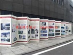 重庆折叠展板租赁 贴板屏风展板出租 单位大厅展示板