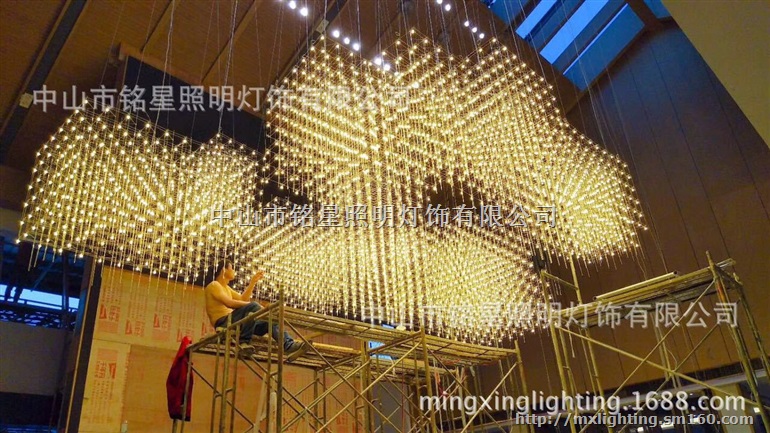 售楼部吊灯 沙盘吊灯 玻璃吊灯 酒店工程吊灯 定制