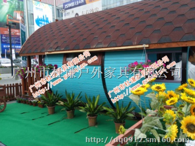 海外度假区售货亭图片 风景区别墅防腐木售货亭