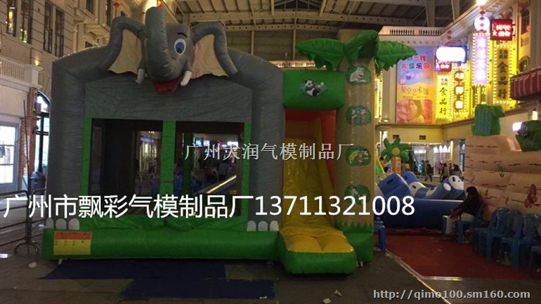 广东春季运动会玩具出租充气迪士尼乐园新款蹦床粘粘乐