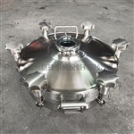 卫生级卡箍耐压视镜人孔 带视镜人孔