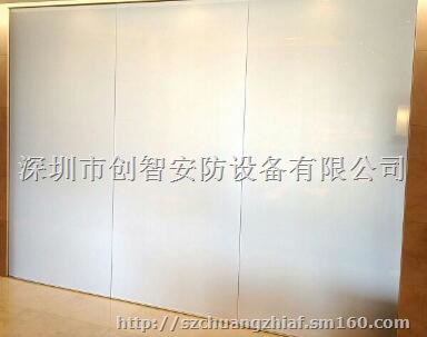 深圳调光玻璃通电透明高清投影多功能应用