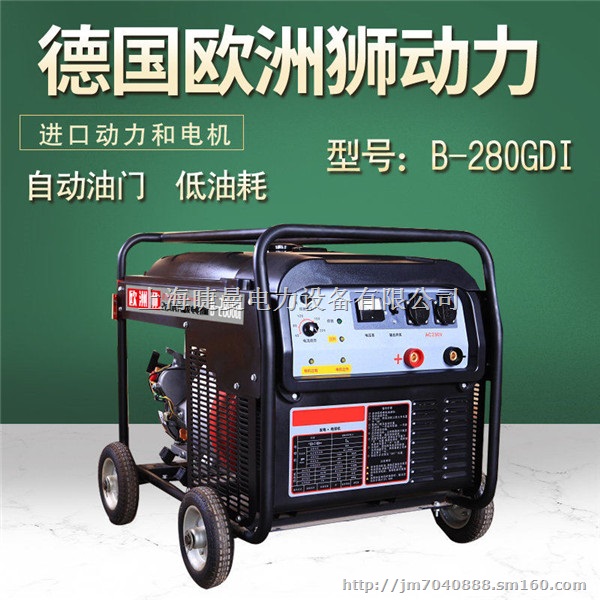 风冷300A氩弧焊发电电焊一体机