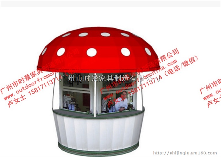 商业街移动售卖亭，景区餐饮花车，汽车巴士售货车