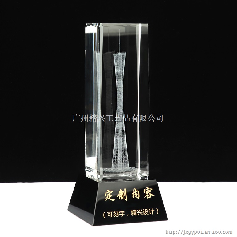 建筑物纪念品定制,企业建筑摆件制作,水晶3D内雕模