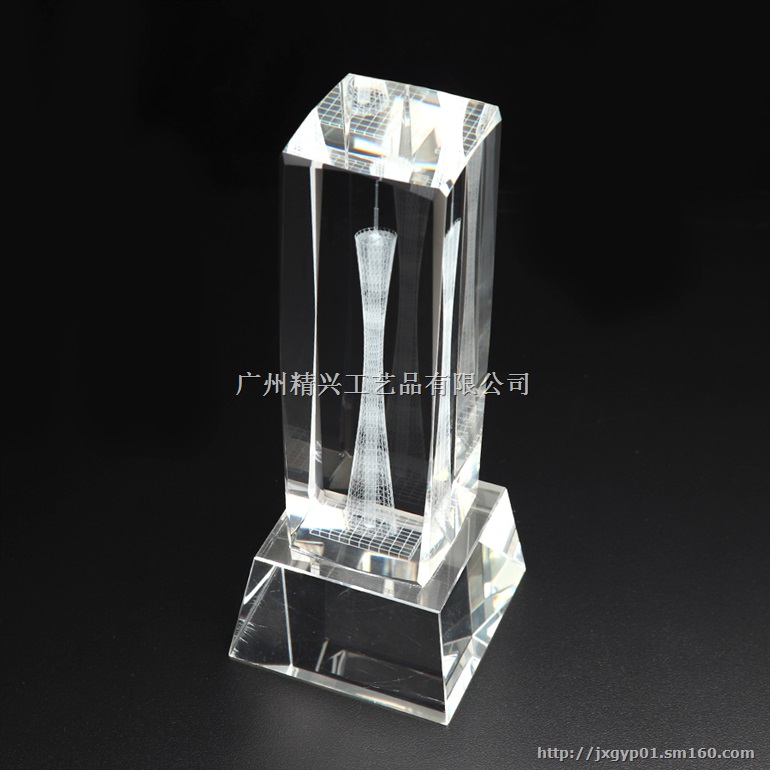 建筑物纪念品定制,企业建筑摆件制作,水晶3D内雕模