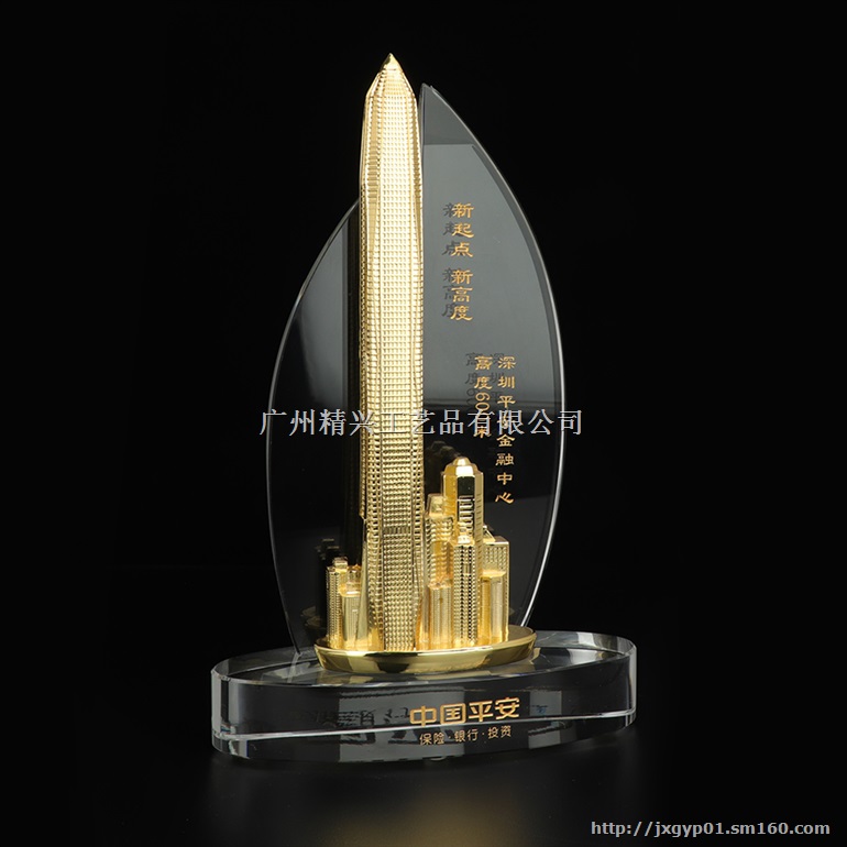 合金模型定制,地标模型摆件,水晶建筑模型定制