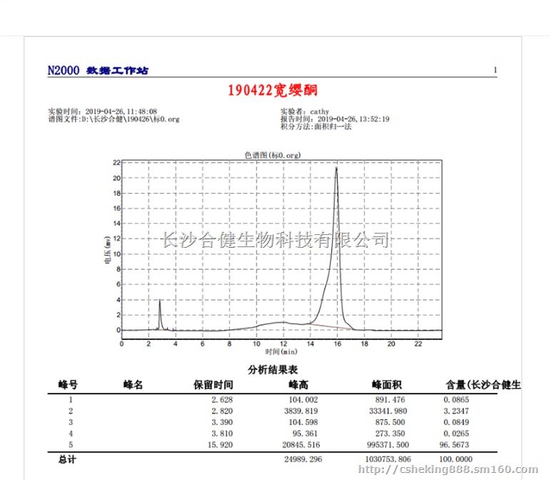 武汉东革阿里提取物宽缨酮厂家