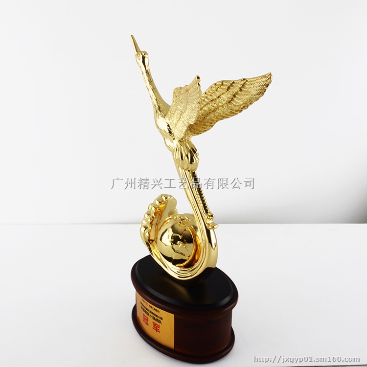 JX-gC016黄鹤杯 企业工程奖杯订制 广州工程