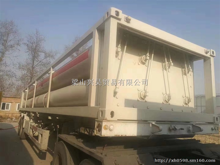 回收压缩天然气运输车尾 cng8管运输车