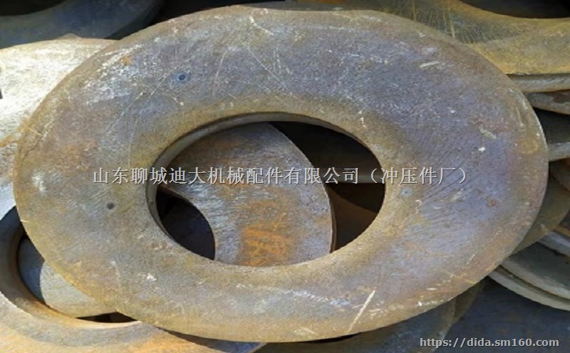 山东聊城非标法兰 山东聊城钢板冲压件现货129圆饼