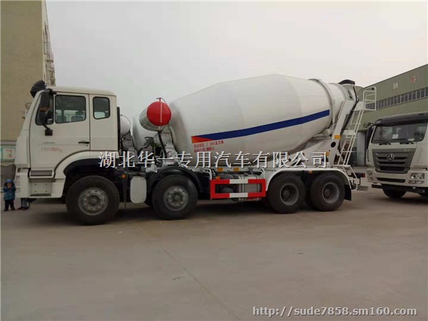 重汽豪瀚10方轻量化搅拌车可拉8方不超重