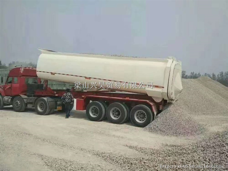 后翻自卸半挂车 U型环保自卸半挂车 罐式自卸运输