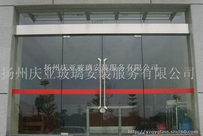 销售安装:钢化中空夹胶烤漆镜子玻璃门感应门玻璃隔断