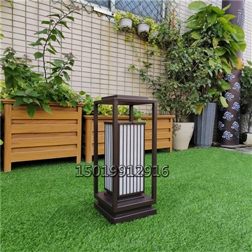 明清古典LED柱头灯定制户外仿云石电镀吊灯草坪灯