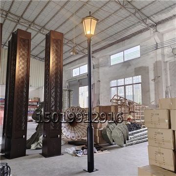 厂家直发中式简约庭院灯定制户外led不绣钢景观灯