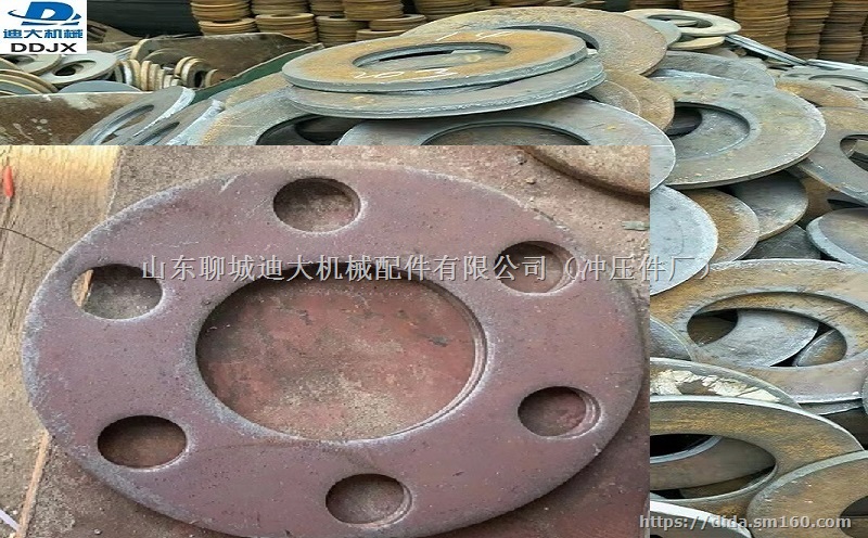 山东聊城钢板冲压件Q235灌装机械圆盘冲压件