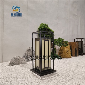 非标定制复古纹理草坪灯烤漆亚克力景观矮地灯供应