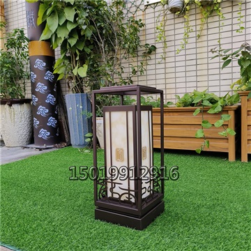 定制房地产烤漆庭院矮地灯亚克力草坪灯供应柱头灯