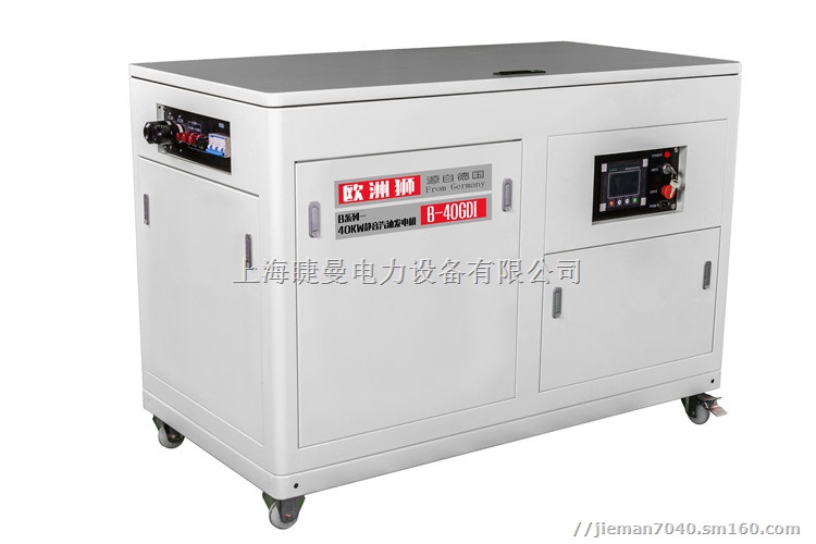 酒店备用40千瓦汽油发电机