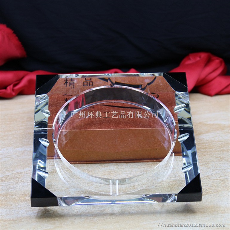 水晶烟灰缸、广告礼品、酒店烟灰缸定做