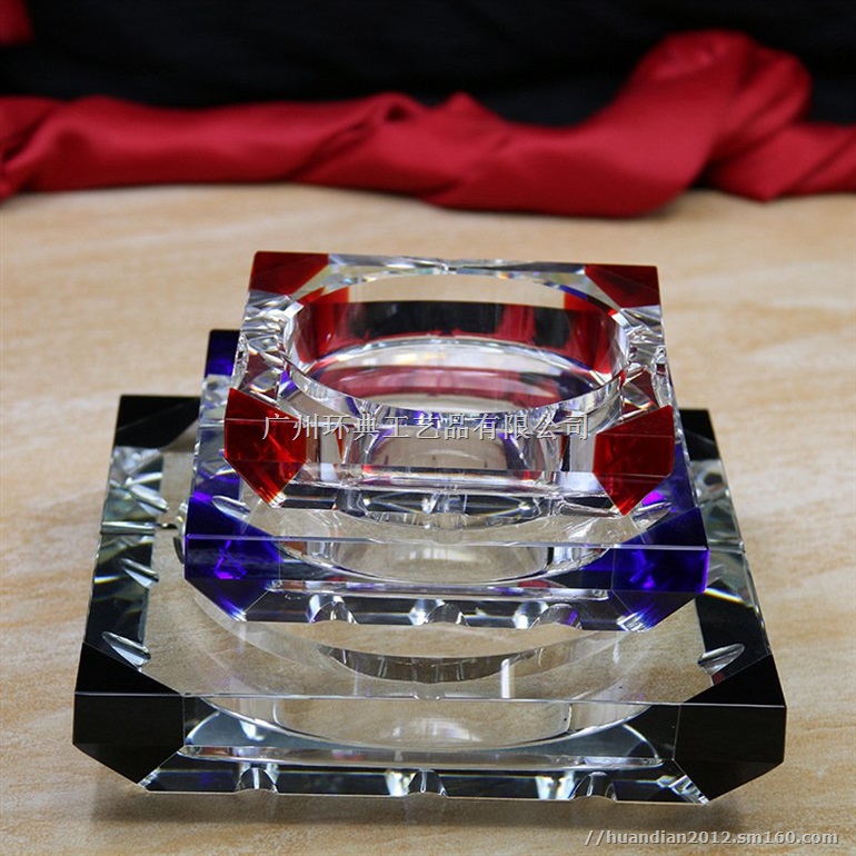 水晶烟灰缸、广告礼品、酒店烟灰缸定做
