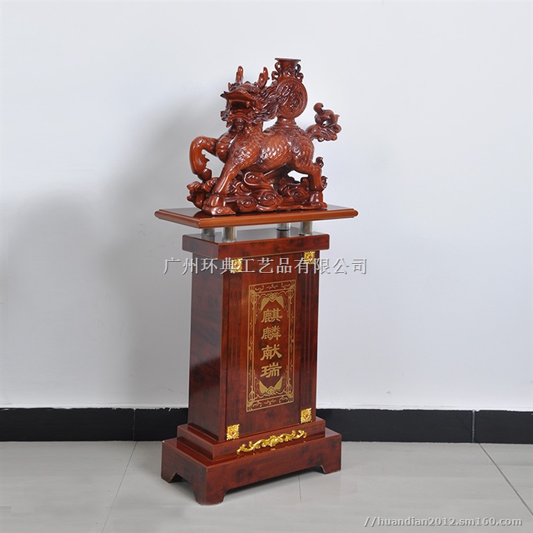 树脂大摆件落地式摆设鼎盛千秋青古铜1号龙鼎公司开业