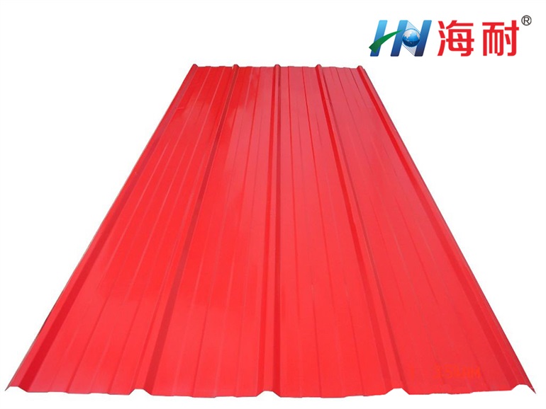 海耐钢塑复合瓦 ASA覆膜金属板  彩钢覆膜板