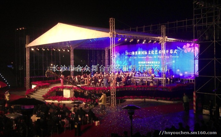 长沙桁架展台搭建 架帐篷搭建 桁架展位 展位摊位搭