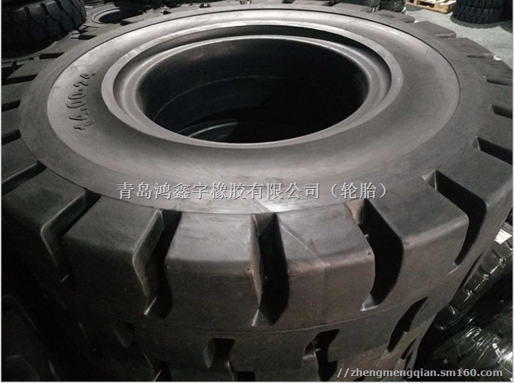 如何安装实心轮胎1400-24叉车轮胎